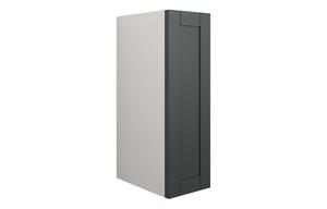 Abbi 200mm Standard Toilet Roll Unit - Matt Graphite Grey (Grey Cab)